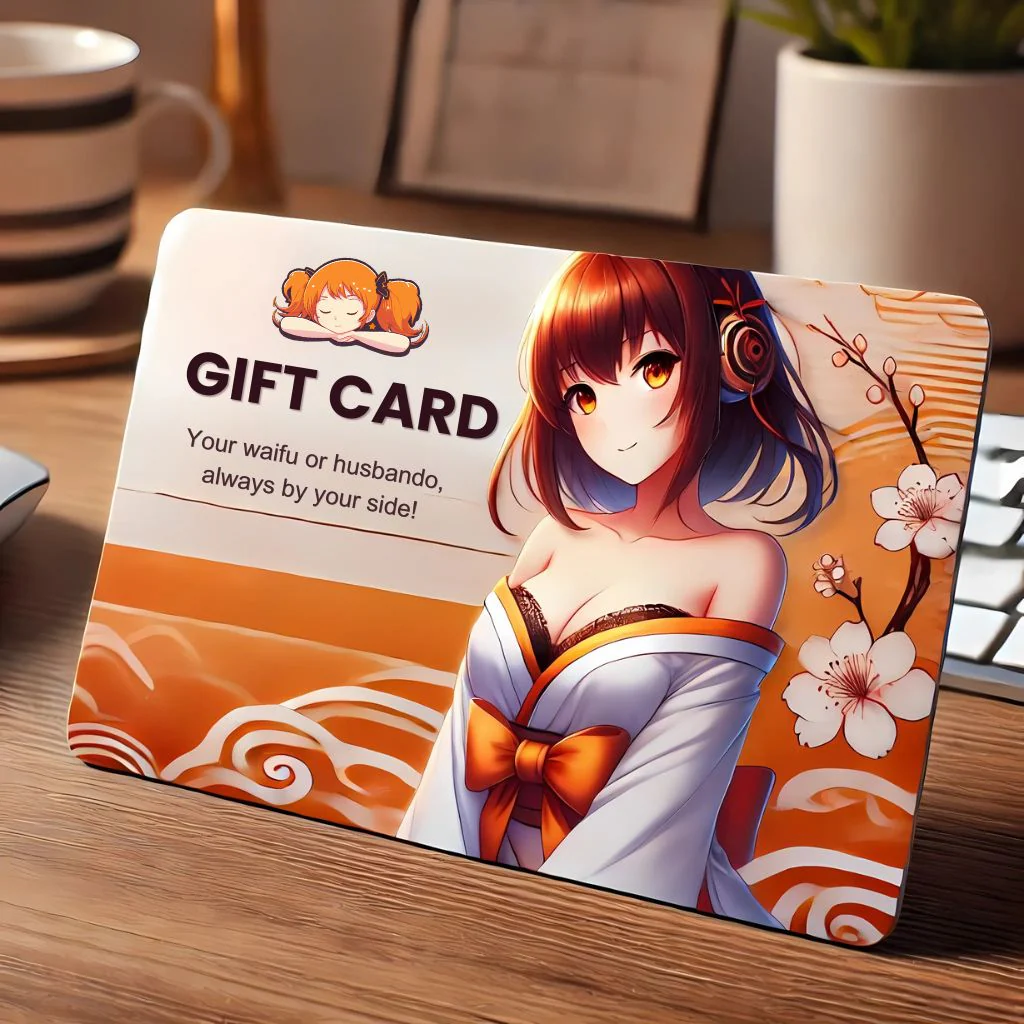 Anime Body Pillow Geschenkkarte
