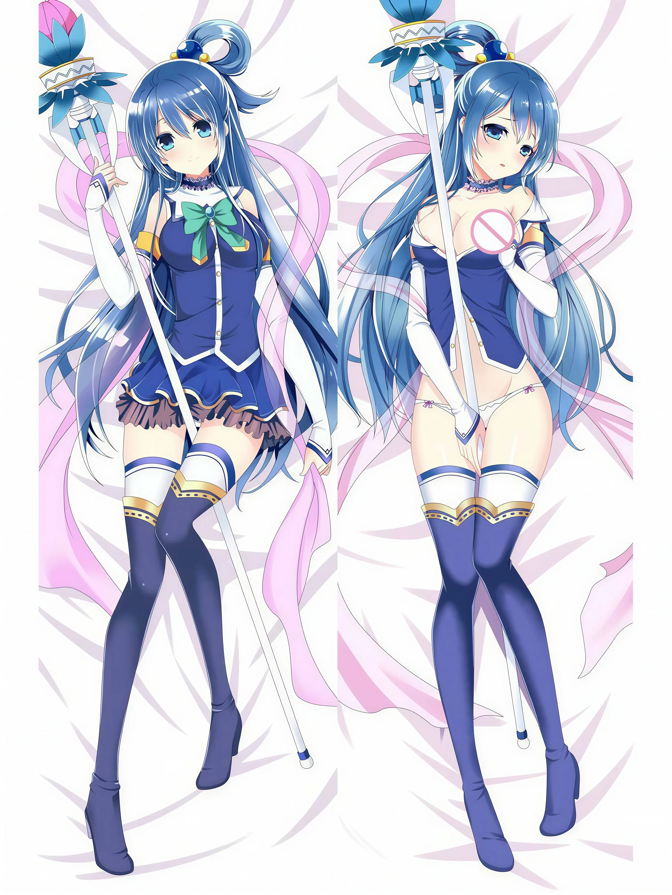 Aqua Body Pillow <br/> Aqua Sexy - Image 2
