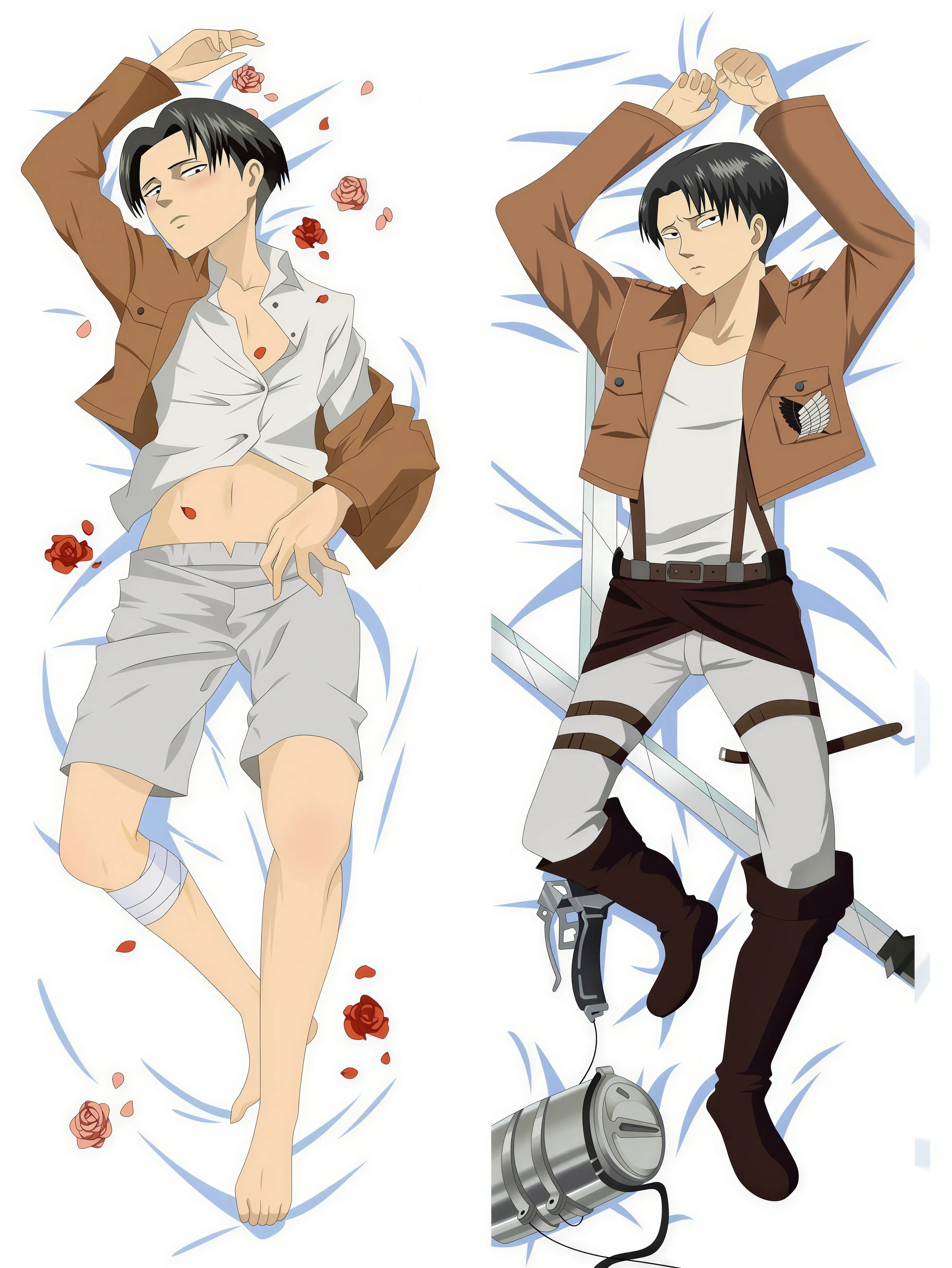Levi Body Pillow <br/> Levi Ackerman Handsome - Image 2