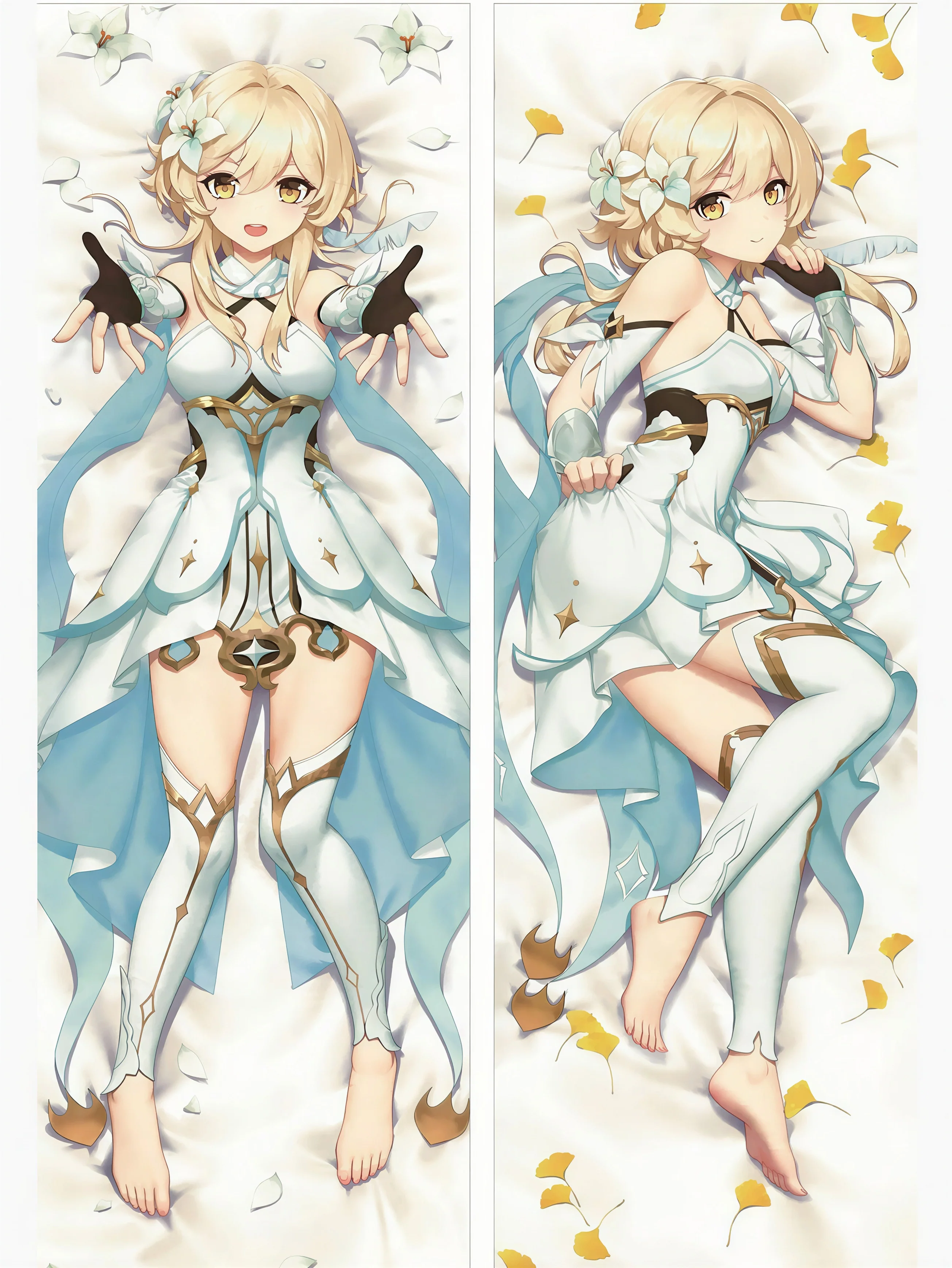 Lumine Body Pillow <br/> Genshin Impact Lumine - Image 2