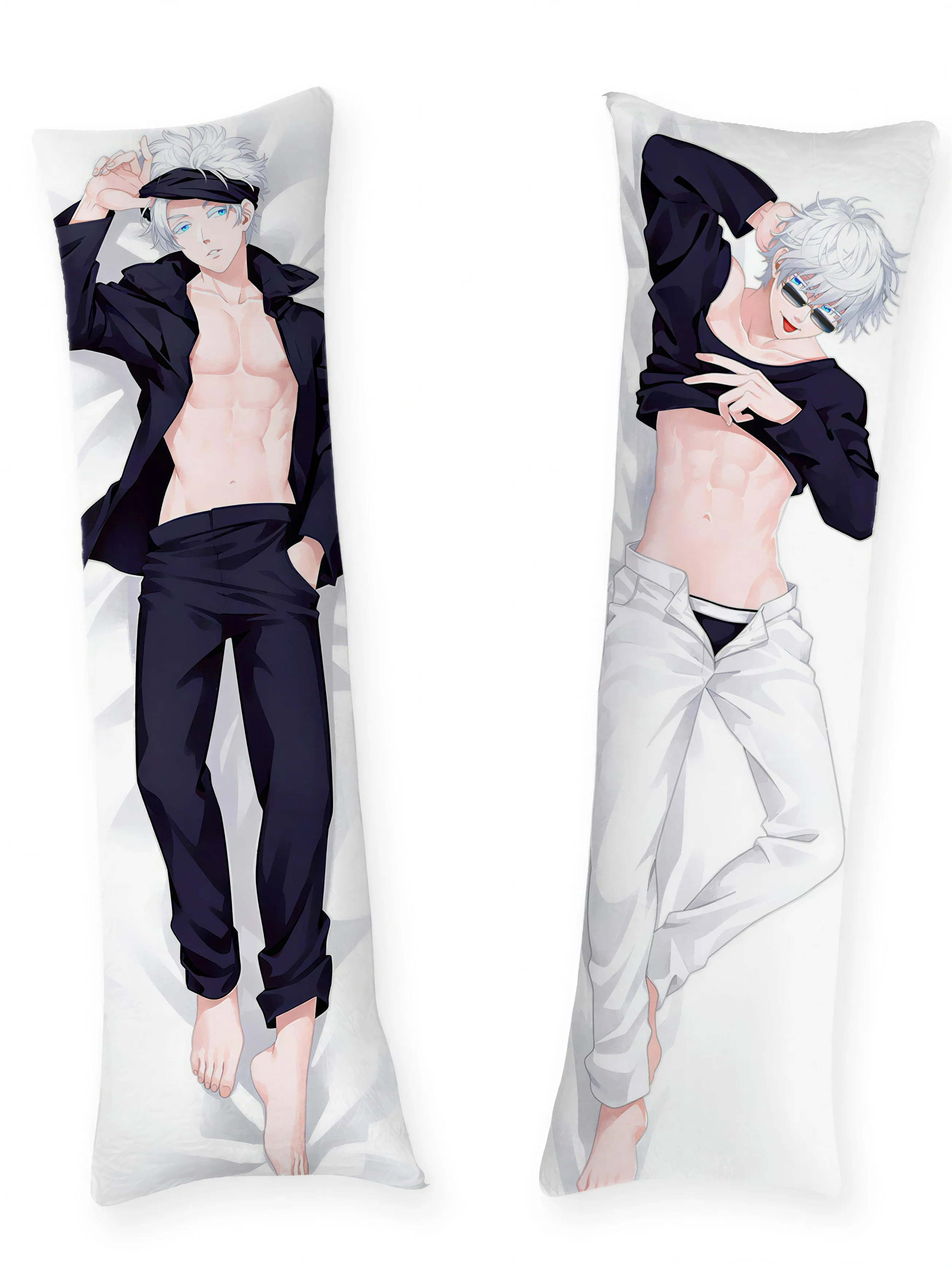 Satoru Gojo Body Pillow <br/> Gojo Satoru mit Glas