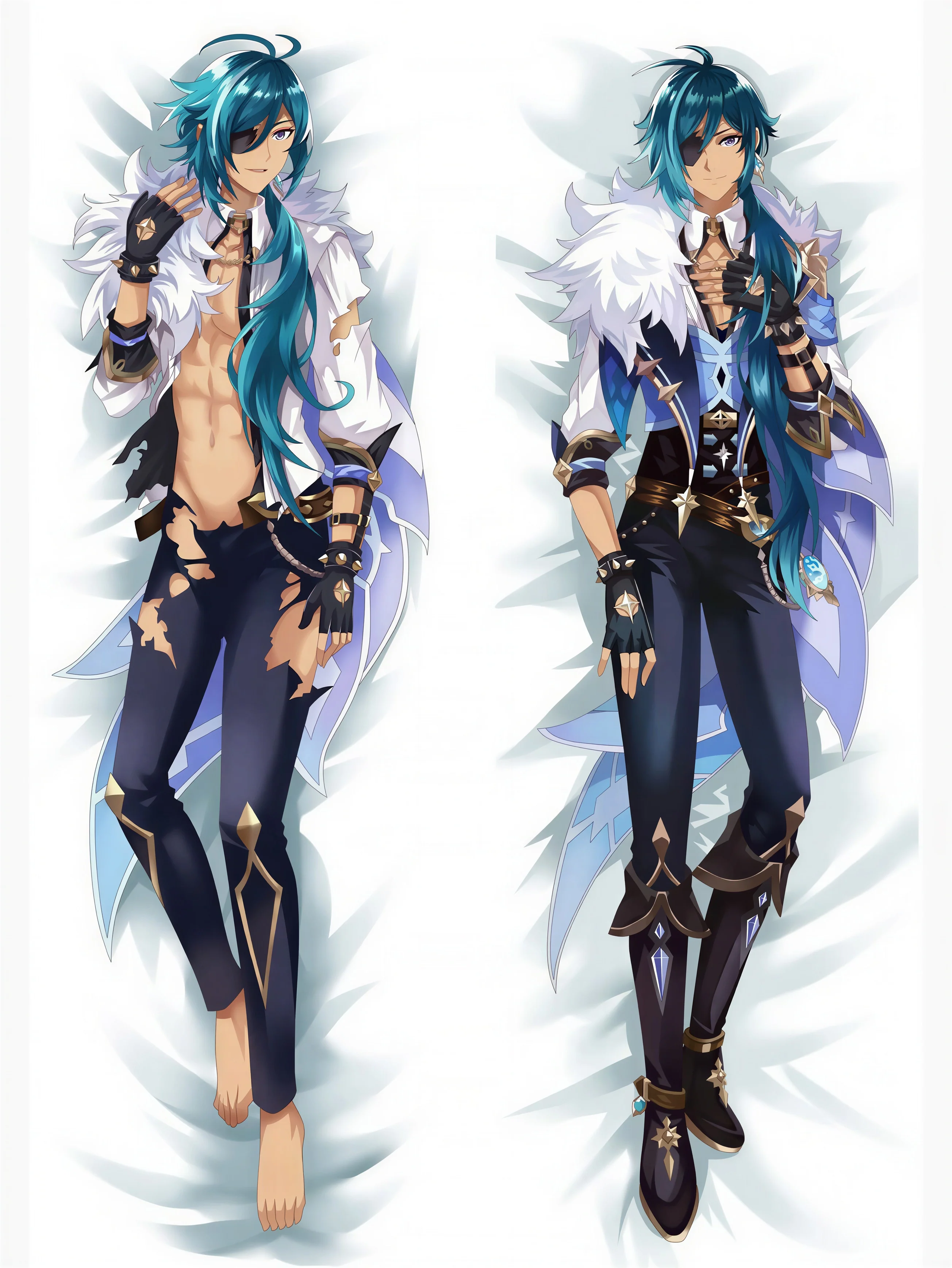 Kaeya Body Pillow <br/> Kaeya Uniform Zerrissen - Image 2