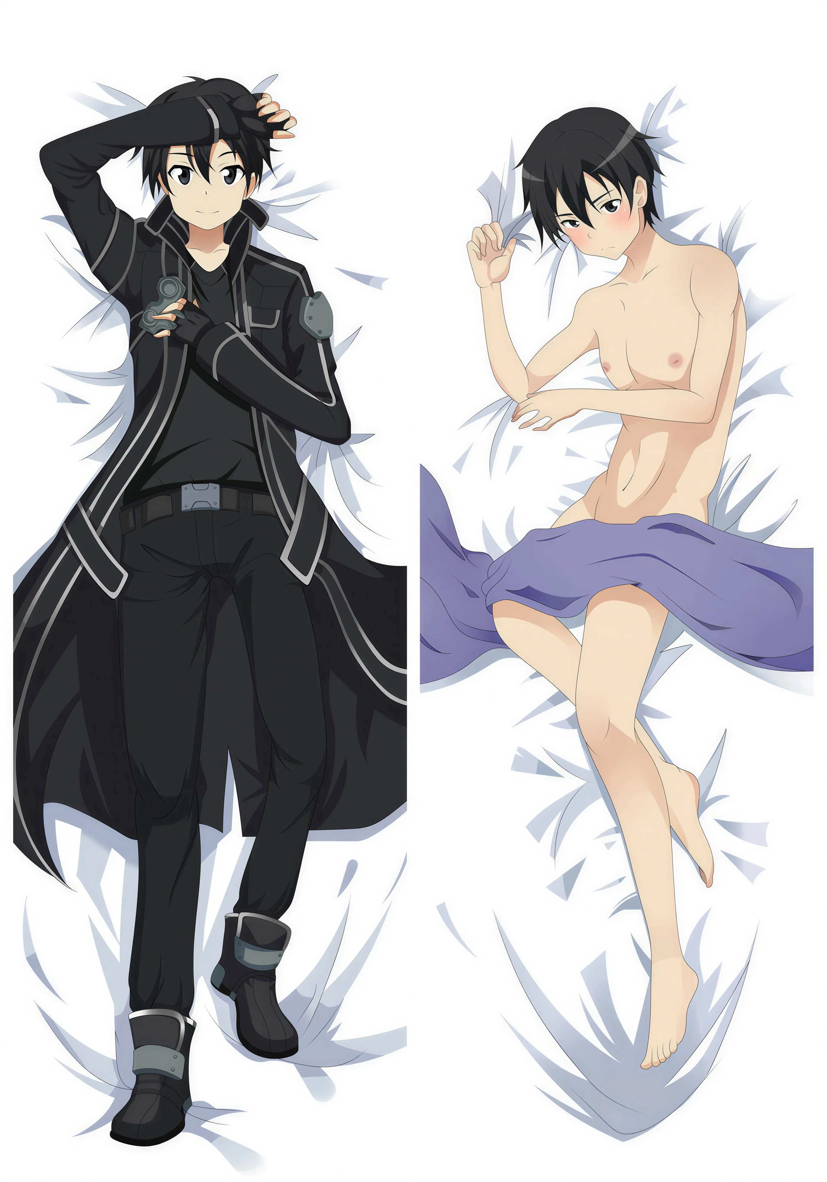 Kirito Body Pillow <br/> Kirito Sexy - Image 2