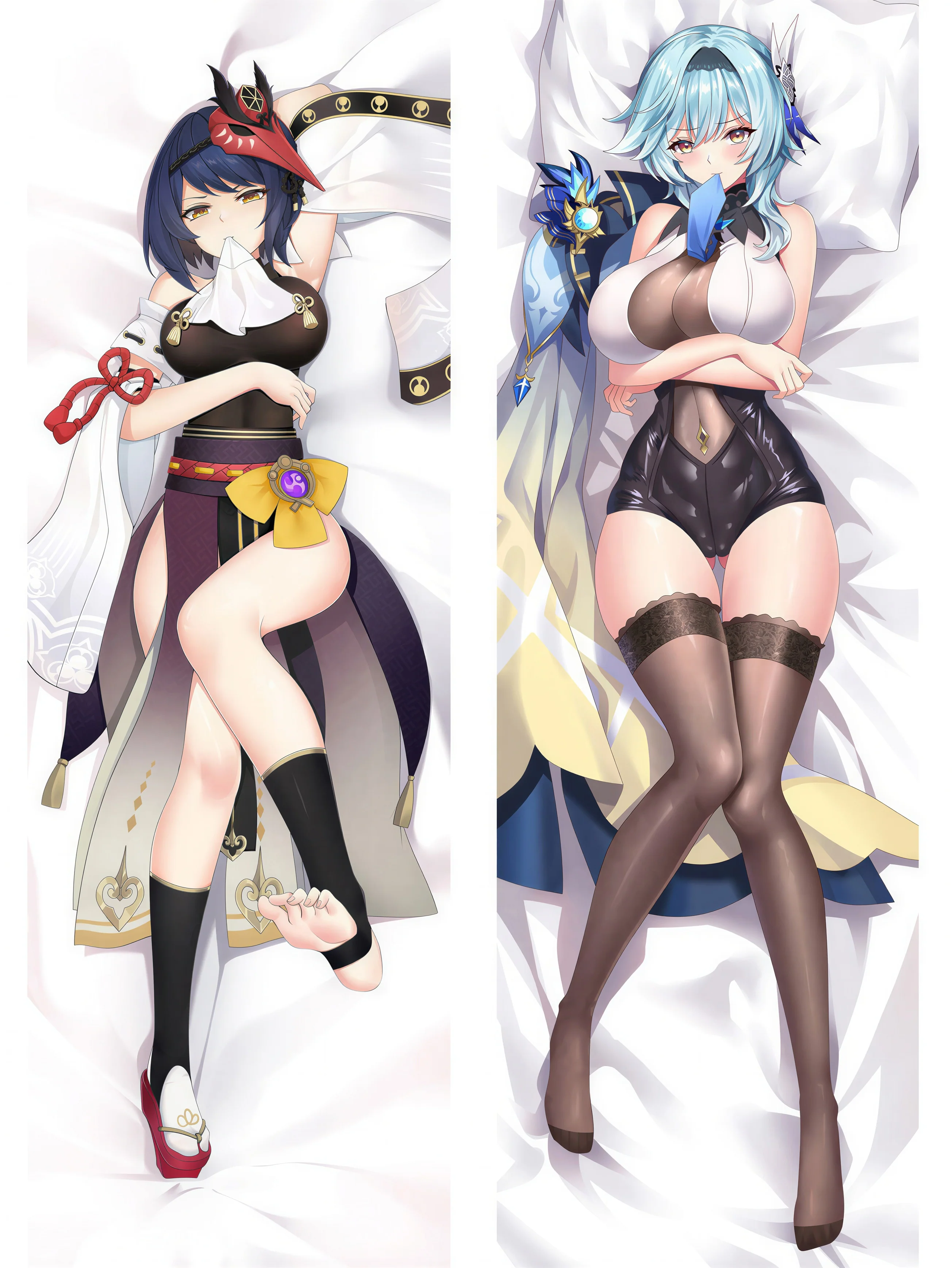 Kujou X Eula Körper-Kissen <br/> Kujou Eula Genshin - Image 2