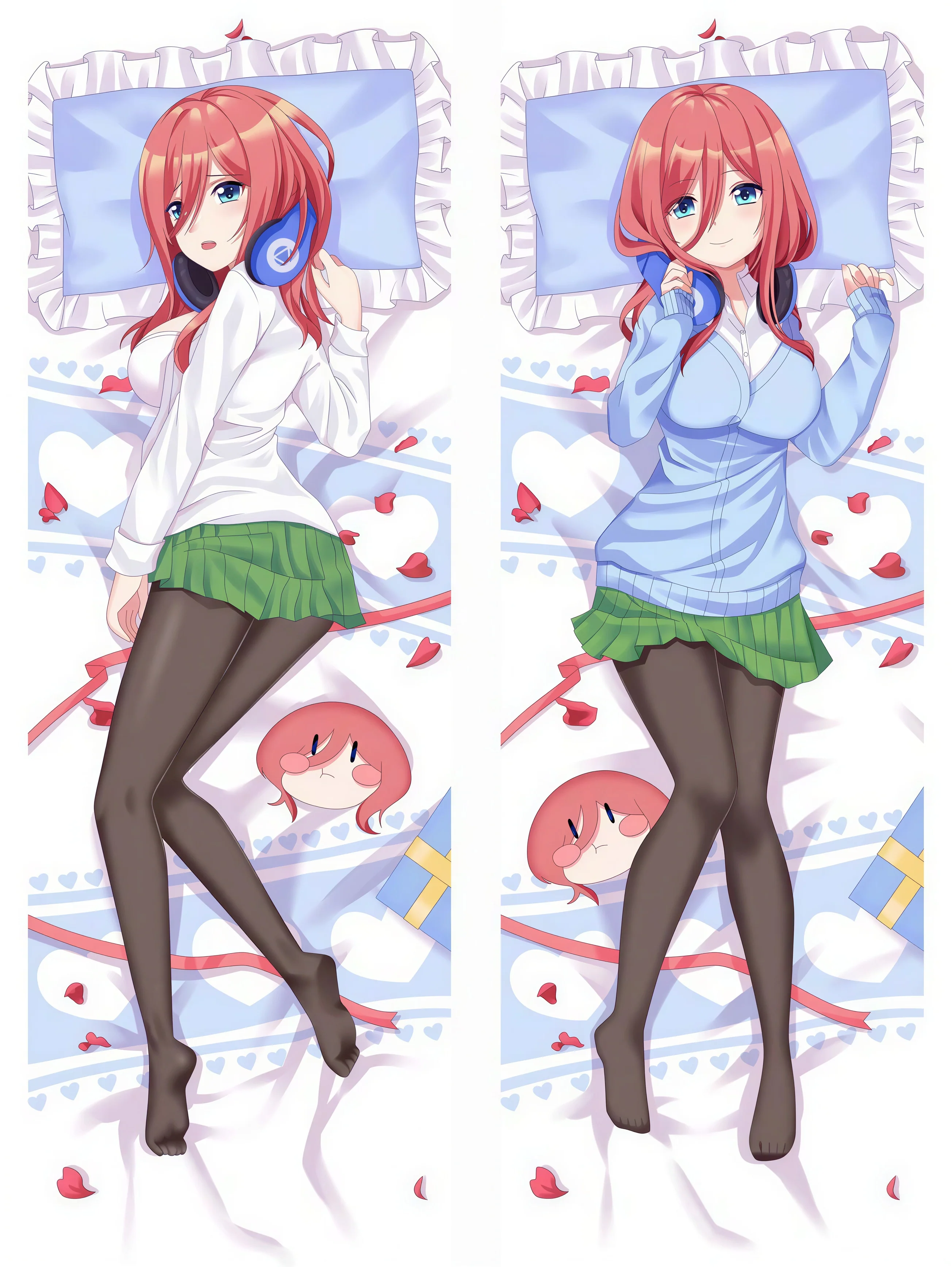Miku Nakano Body Pillow <br/> Miku Nakano Kopfhörer - Image 2